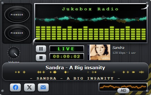 HD Player Boom Box για ραδιοφωνικό σταθμό