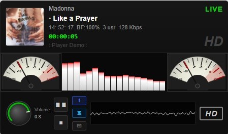 HD Player Night Studio για ραδιοφωνικό σταθμό
