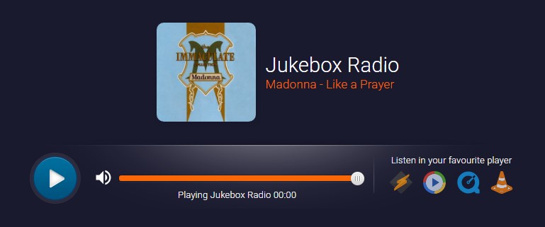 HD Player HTML5 για ραδιοφωνικό σταθμό